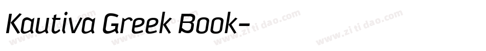 Kautiva Greek Book字体转换